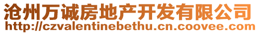 滄州萬(wàn)誠(chéng)房地產(chǎn)開發(fā)有限公司