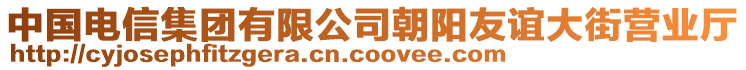 中國(guó)電信集團(tuán)有限公司朝陽(yáng)友誼大街營(yíng)業(yè)廳