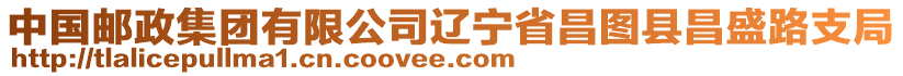 中國郵政集團(tuán)有限公司遼寧省昌圖縣昌盛路支局