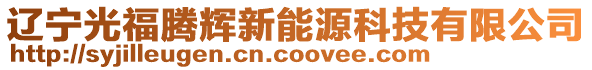 辽宁光福腾辉新能源科技有限公司