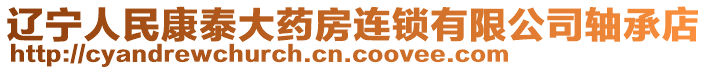 辽宁人民康泰大药房连锁有限公司轴承店