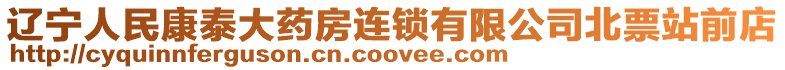 遼寧人民康泰大藥房連鎖有限公司北票站前店
