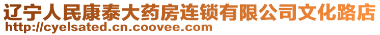 遼寧人民康泰大藥房連鎖有限公司文化路店
