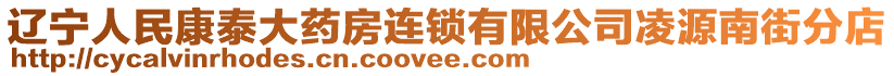 遼寧人民康泰大藥房連鎖有限公司凌源南街分店