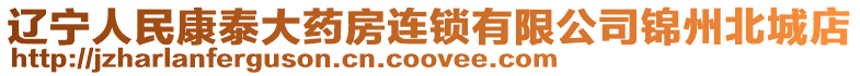 遼寧人民康泰大藥房連鎖有限公司錦州北城店