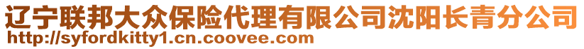 遼寧聯邦大眾保險代理有限公司沈陽長青分公司
