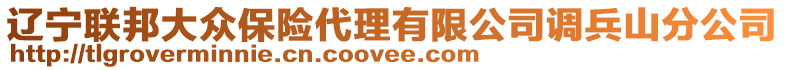 遼寧聯(lián)邦大眾保險代理有限公司調(diào)兵山分公司