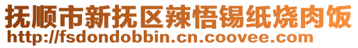 撫順市新撫區辣悟錫紙燒肉飯