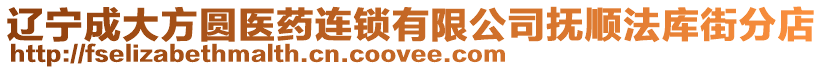 遼寧成大方圓醫(yī)藥連鎖有限公司撫順法庫街分店