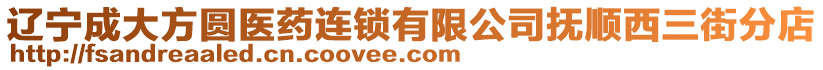 遼寧成大方圓醫藥連鎖有限公司撫順西三街分店