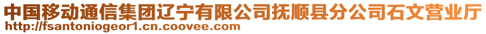 中國移動通信集團遼寧有限公司撫順縣分公司石文營業廳