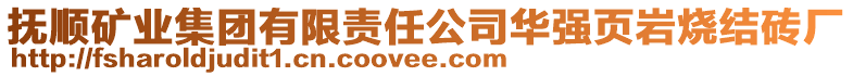 撫順礦業(yè)集團(tuán)有限責(zé)任公司華強(qiáng)頁巖燒結(jié)磚廠