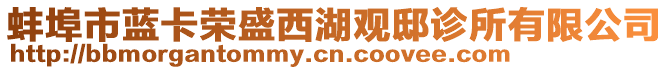 蚌埠市藍卡榮盛西湖觀邸診所有限公司