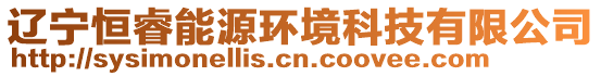 遼寧恒睿能源環(huán)境科技有限公司