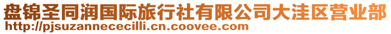 盤錦圣同潤國際旅行社有限公司大洼區(qū)營業(yè)部