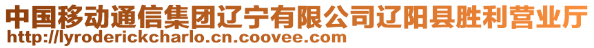 中國移動(dòng)通信集團(tuán)遼寧有限公司遼陽縣勝利營(yíng)業(yè)廳