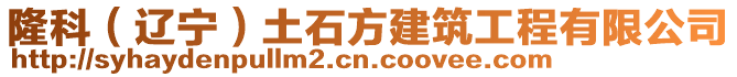 隆科（遼寧）土石方建筑工程有限公司