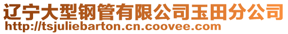 遼寧大型鋼管有限公司玉田分公司