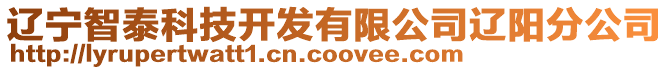 遼寧智泰科技開(kāi)發(fā)有限公司遼陽(yáng)分公司