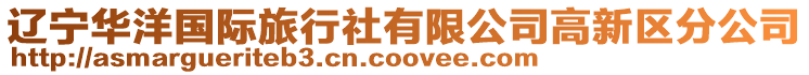 遼寧華洋國際旅行社有限公司高新區分公司