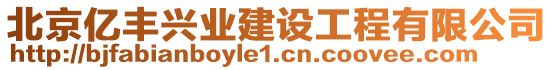 北京億豐興業(yè)建設工程有限公司