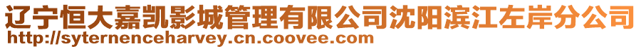 遼寧恒大嘉凱影城管理有限公司沈陽濱江左岸分公司
