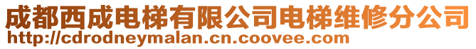 成都西成電梯有限公司電梯維修分公司
