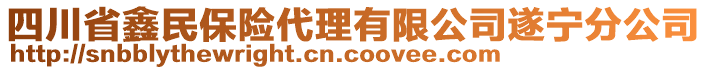四川省鑫民保險代理有限公司遂寧分公司