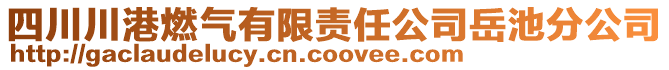 四川川港燃氣有限責任公司岳池分公司