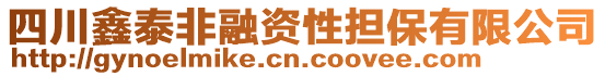 四川鑫泰非融資性擔(dān)保有限公司