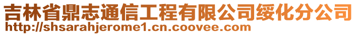 吉林省鼎志通信工程有限公司綏化分公司