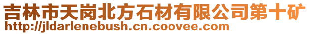 吉林市天崗北方石材有限公司第十礦