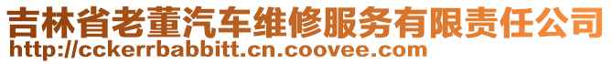 吉林省老董汽車維修服務(wù)有限責(zé)任公司