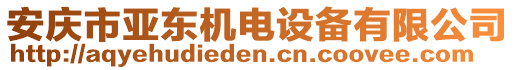 安慶市亞?wèn)|機(jī)電設(shè)備有限公司