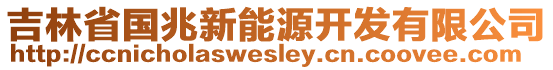 吉林省國(guó)兆新能源開(kāi)發(fā)有限公司