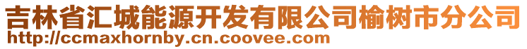 吉林省匯城能源開發(fā)有限公司榆樹市分公司