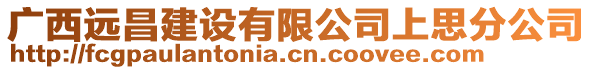 廣西遠昌建設有限公司上思分公司