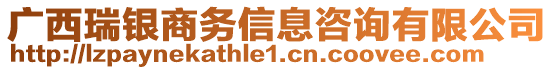 廣西瑞銀商務信息咨詢有限公司