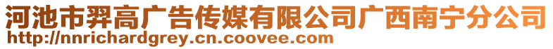 河池市羿高廣告?zhèn)髅接邢薰緩V西南寧分公司