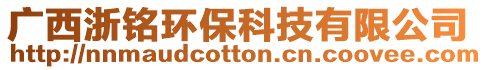 廣西浙銘環(huán)保科技有限公司