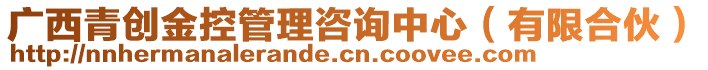 廣西青創(chuàng)金控管理咨詢中心（有限合伙）