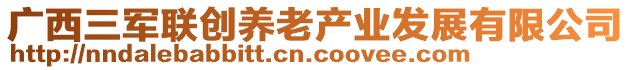 廣西三軍聯(lián)創(chuàng)養(yǎng)老產(chǎn)業(yè)發(fā)展有限公司