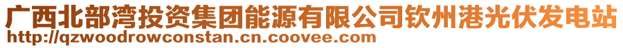 廣西北部灣投資集團能源有限公司欽州港光伏發(fā)電站