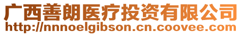 廣西善朗醫(yī)療投資有限公司