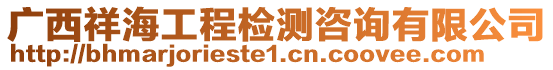 廣西祥海工程檢測咨詢有限公司