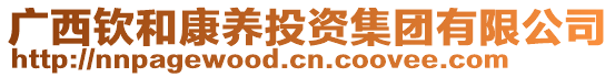 廣西欽和康養(yǎng)投資集團有限公司