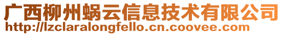 廣西柳州蝸云信息技術有限公司