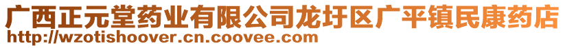 廣西正元堂藥業(yè)有限公司龍圩區(qū)廣平鎮(zhèn)民康藥店