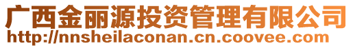 广西金丽源投资管理有限公司