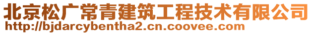 北京松廣常青建筑工程技術(shù)有限公司